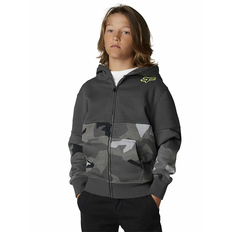 Fox Youth Lindon Zip Fleece Hoodie 1