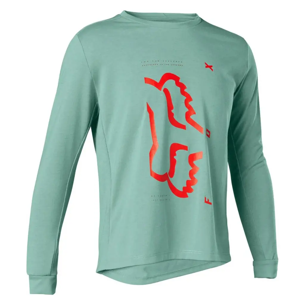 Fox Youth Ranger Dr Long Sleeve Jersey (2022) 1
