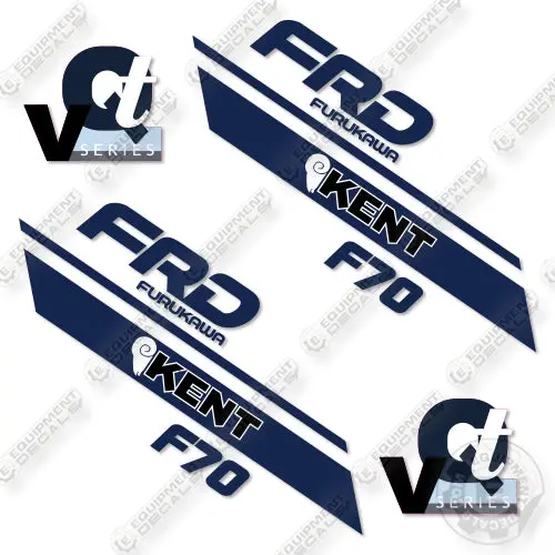Frd Kent F70 Decal Kit Hydraulic Hammer - Aftermarket Kit 1