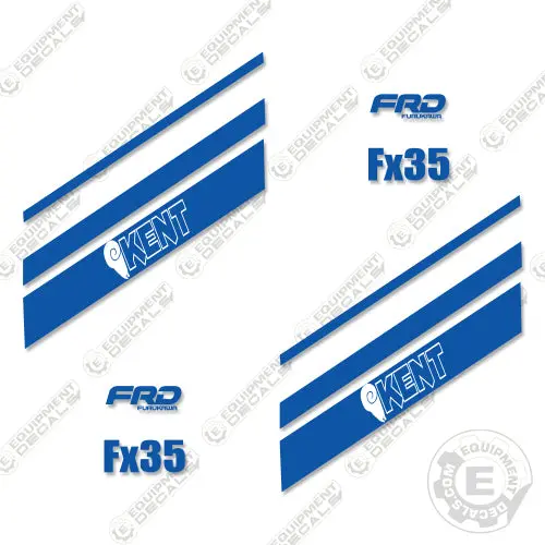 Fits Frd Kent Fx35 Decal Kit Hydraulic Hammer 1