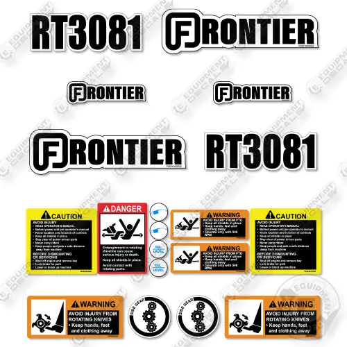 Fits Frontier Rt3081 Decal Kit Tiller 1