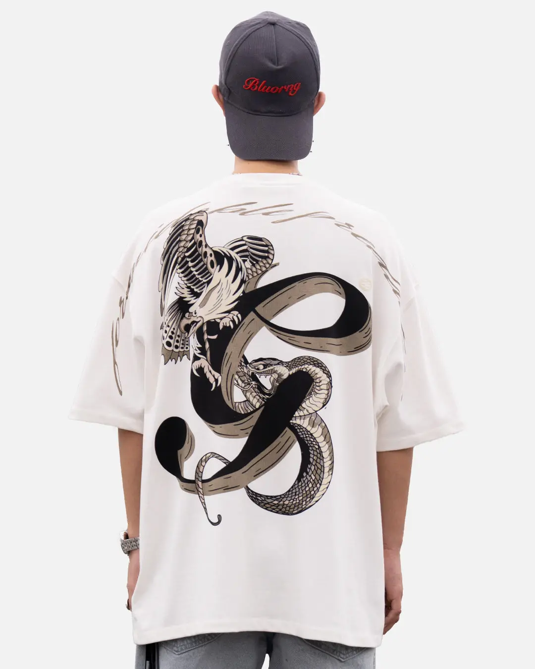 White Serpent Battle T-Shirt 1