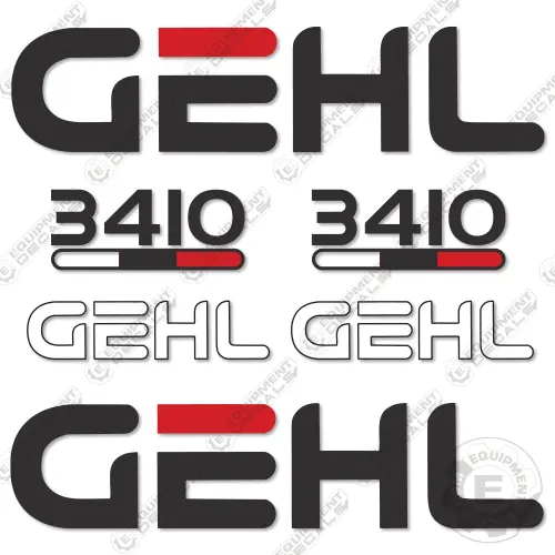 Fits Gehl 3410 Decal Kit Skid Steer 1