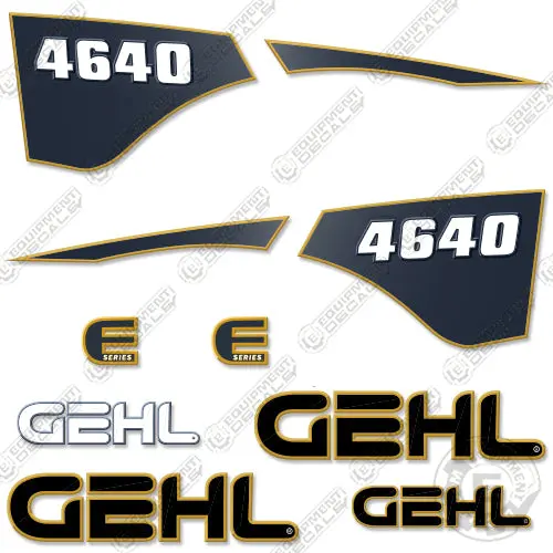 Fits Gehl 4640 Decal Kit Skid Steer 1