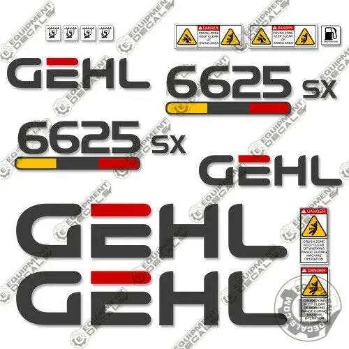 Fits Gehl 6625Sx Decal Kit Skid Steer 1