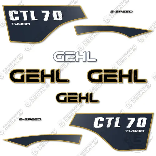 Fits Gehl Ctl70 Decal Kit Skid Steer 1