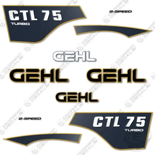 Fits Gehl Ctl75 Decal Kit Skid Steer 1