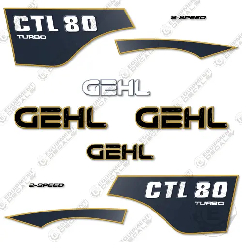Fits Gehl Ctl80 Decal Kit Skid Steer 1