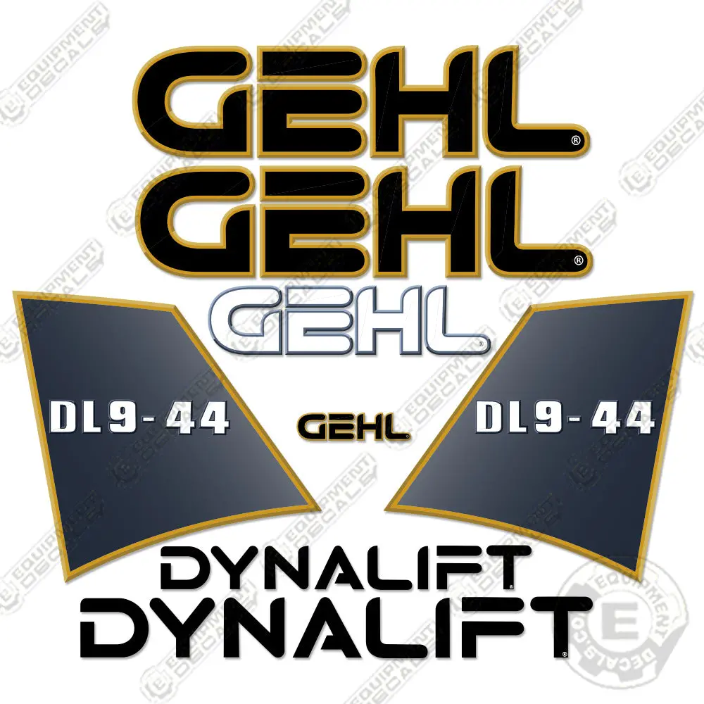 Fits Gehl Dl9-44 Decal Kit Telescopic Forklift 1