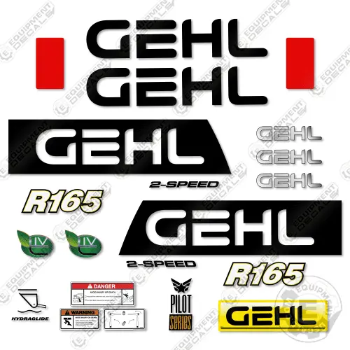 Fits Gehl R165 Decal Kit Track Loader 1