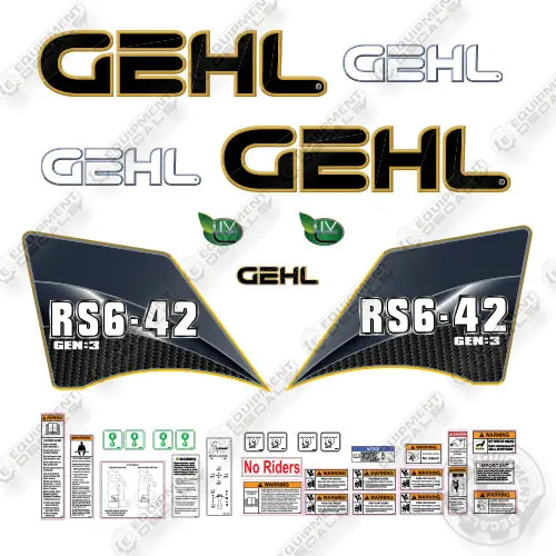 Fits Gehl Rs6-42 Gen:3 Decal Kit Telehandler 1