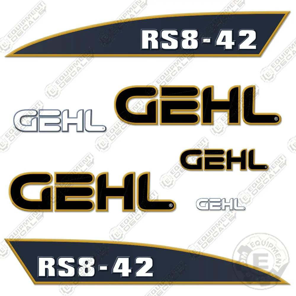 Fits Gehl Rs8-42 Decal Kit Telescopic Forklift 1