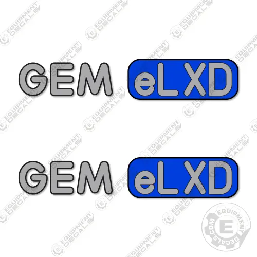 Fits Gem Elxd Decal Kit Utility Vehicle 1