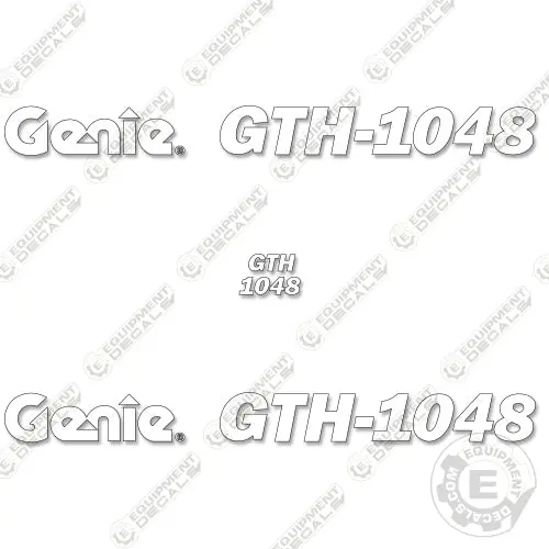 Fits Genie Gth 1048 Telescopic Fork Lift Decal Kit 1