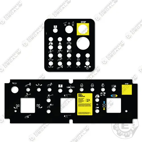 Fits Genie S65 Control Decals 1