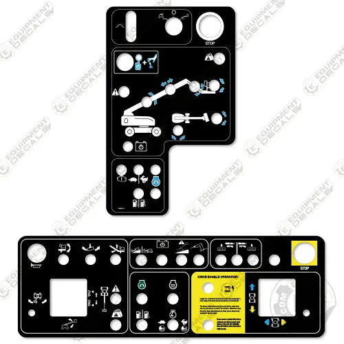 Fits Genie S65 Control Decals (2015) 1