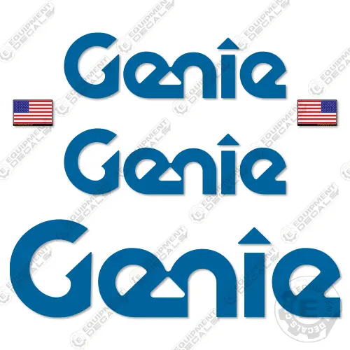 Genie S65 Hood Insert Decal Kit 1