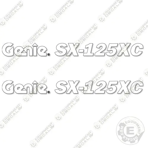 Fits Genie Sx-125Xc Decal Kit Telescopic Boom Lift 1