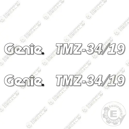 Fits Genie Tmz-34/19 Decal Kit Towable Boom Lift 1