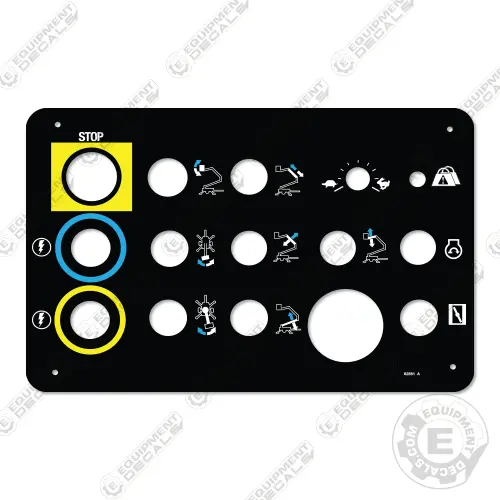 Fits Genie Tz50 Platform Control Decal 82881 1