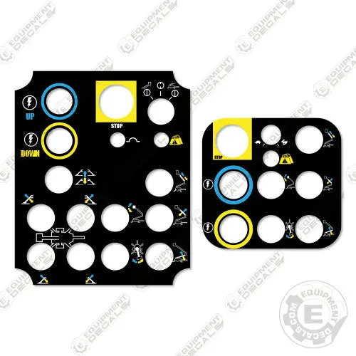 Fits Genie Tmz-34/20 Boom Lift Control Decals 1