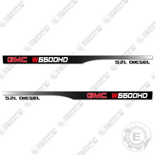 Fits Gmc W5500hd Decal Kit Dump Truck 1