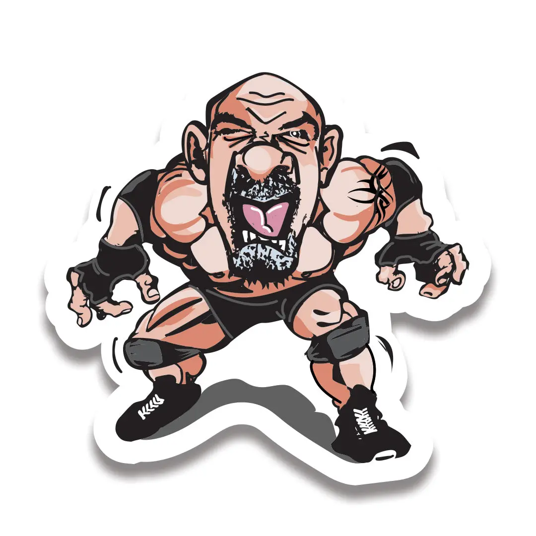 Wrestling Goldberg Sticker 1