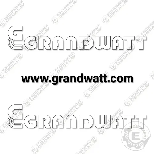 Fits Grandwatt Decal Kit Light Tower - 24" Logos 1