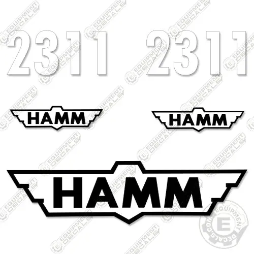 Fits Hamm 2311 Sd Soil Compactor Roller Decals 1