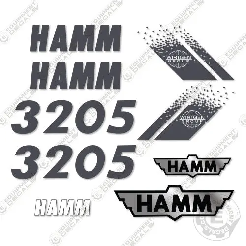 Fits Hamm 3205 Decal Kit Soil Compactor Roller 1