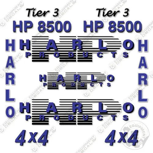 Fits Harlo Hp8500 Decal Kit Forklift 1