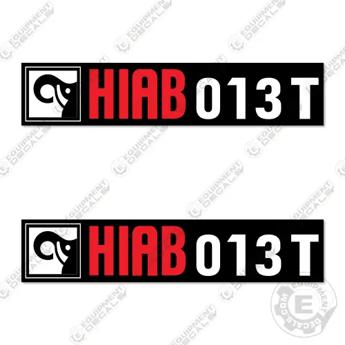 Fits Hiab 013T Decal Kit Crane 1