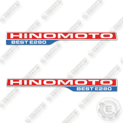 Fits Hinomoto E280 Best Decal Kit Tractor 1
