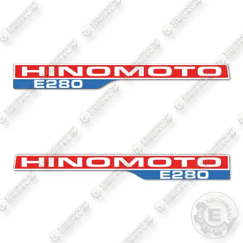 Fits Hinomoto E280 Decal Kit Tractor 1