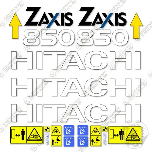 Fits Hitachi Zx850 Decal Kit Excavator 1