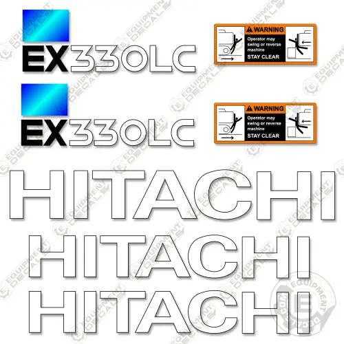 Fits Hitachi Ex330lc-5 Decal Kit 1