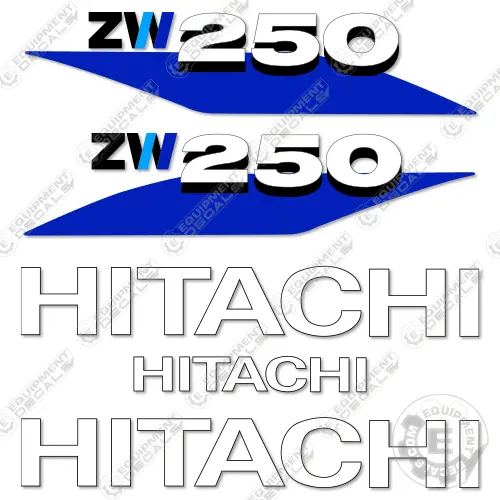 Fits Hitachi Zw250-6 Decal Kit Wheel Loader 1