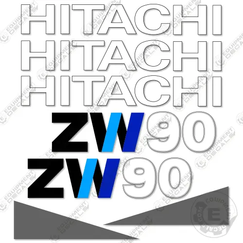Fits Hitachi Zw90-5B Decal Kit Wheel Loader 1