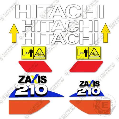 Fits Hitachi 210-6 Decal Kit Z-Axis Excavator 1