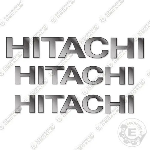 Fits Hitachi Zx225 Boom And Counterweight Decal Kit 1