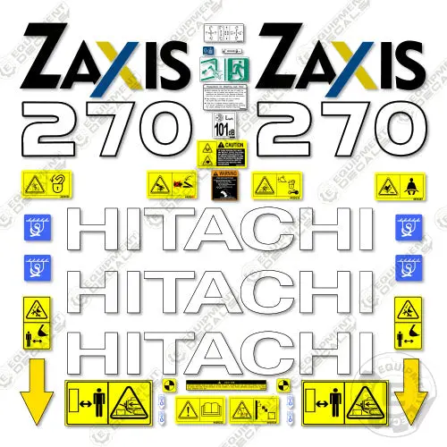 Fits Hitachi 270 Decal Kit Z-Axis Excavator 1