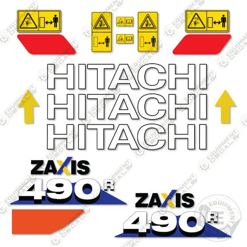 Fits Hitachi 490R-6 Decal Kit Z-Axis Excavator 1