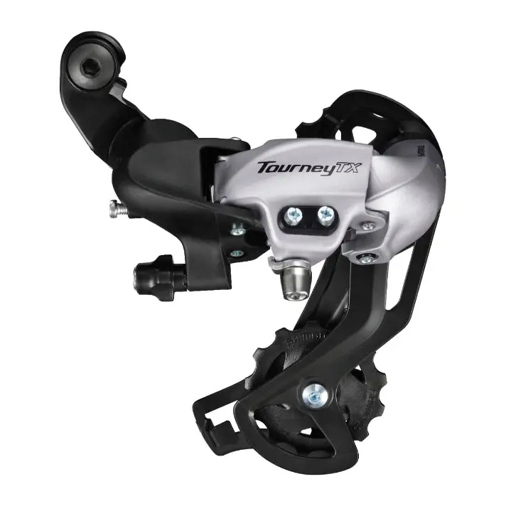 Rear Derailleur 7/8 Speed Shimano Tourney Rd-Tx800d Long Cage Silver 1
