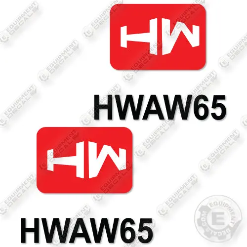Fits Hongwing Aw65 Decal Kit Skid Steer Loader 1