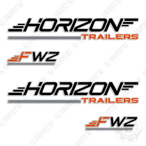 Fits Horizon Fwz Trailer Decal Kit 1