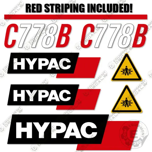 Fits Hypac C778b Decal Kit Roller 1