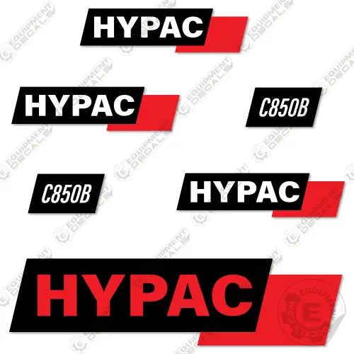Fits Hypac C850b Decal Kit Roller 1