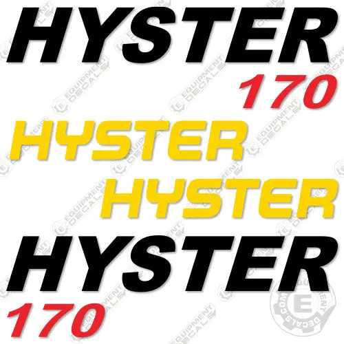 Fits Hyster 170 Decal Kit Forklift 1