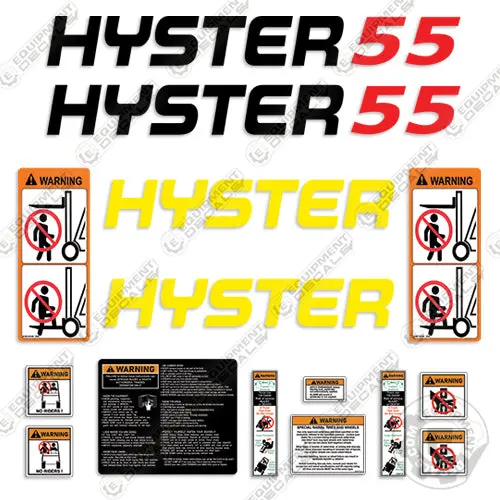 Hyster 55Xm Decal Kit Forklift 1