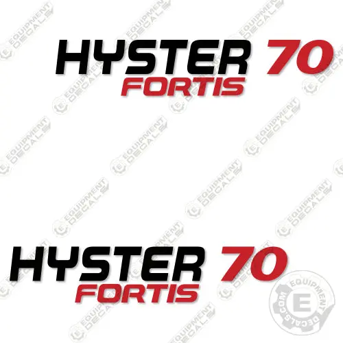 Fits Hyster 70 Decal Kit Fortis Forklift 1